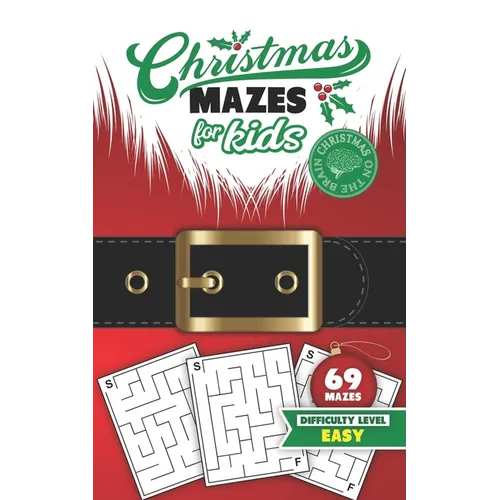 Christmas Mazes Activity Book for Kids