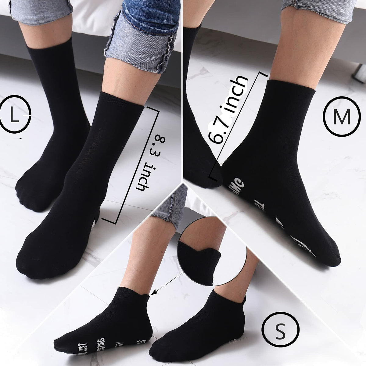 "I'm Not Sleeping" Funny Socks